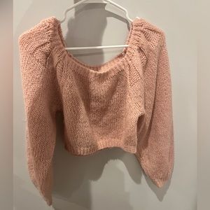 altar'd state light pink sweater